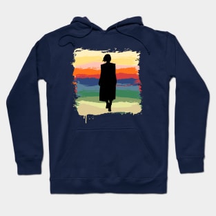 Thirteenth Doctor Paint Splash Stripes Hoodie